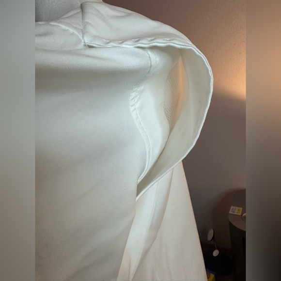 Liz Golf white Women's Pullover WInd Breaker Jacket, Vented, Pockets Size XL - Picture 4 of 6